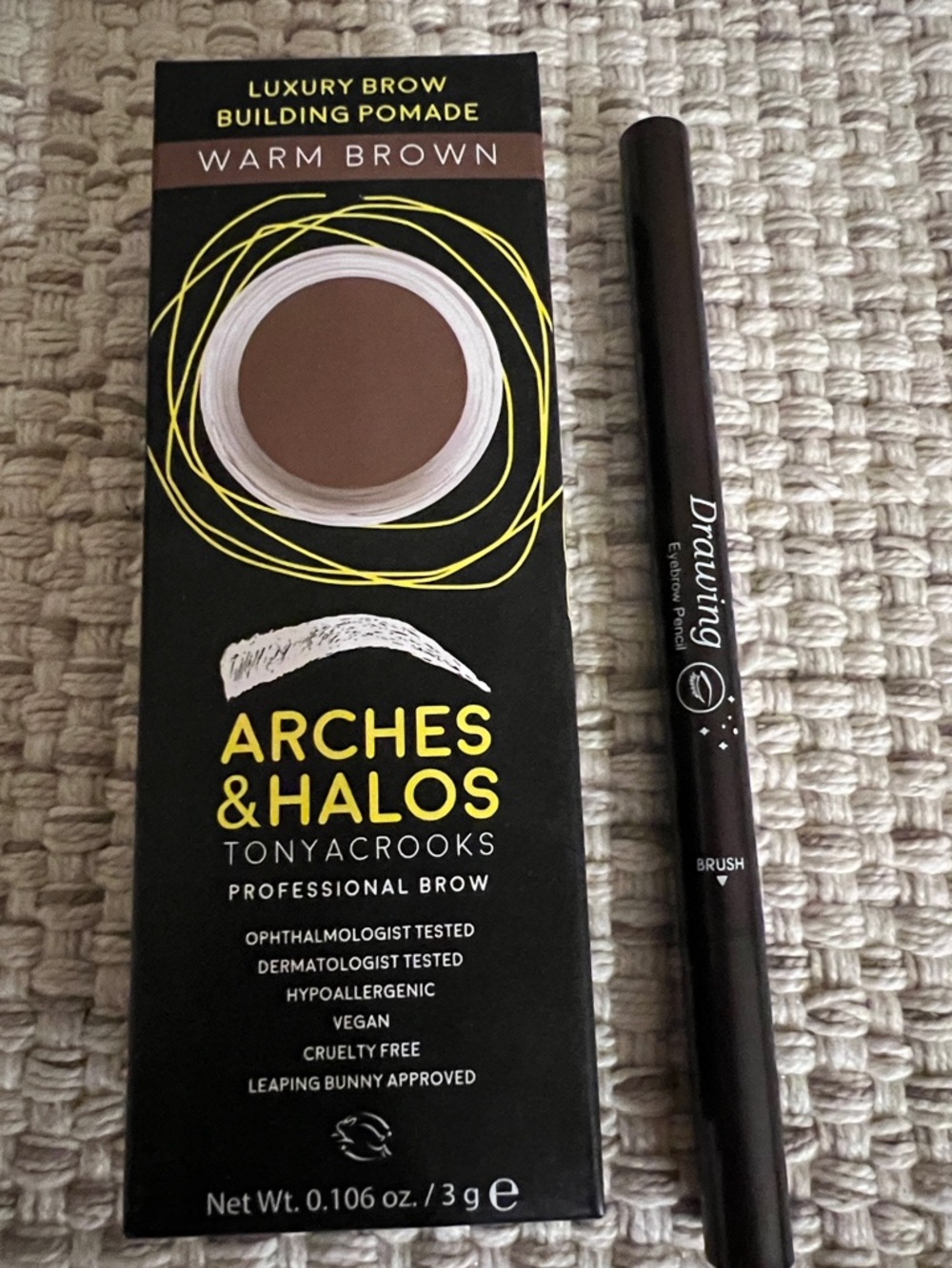 Arches & Halos Luxury Brow Building Pomade - Warm Brown